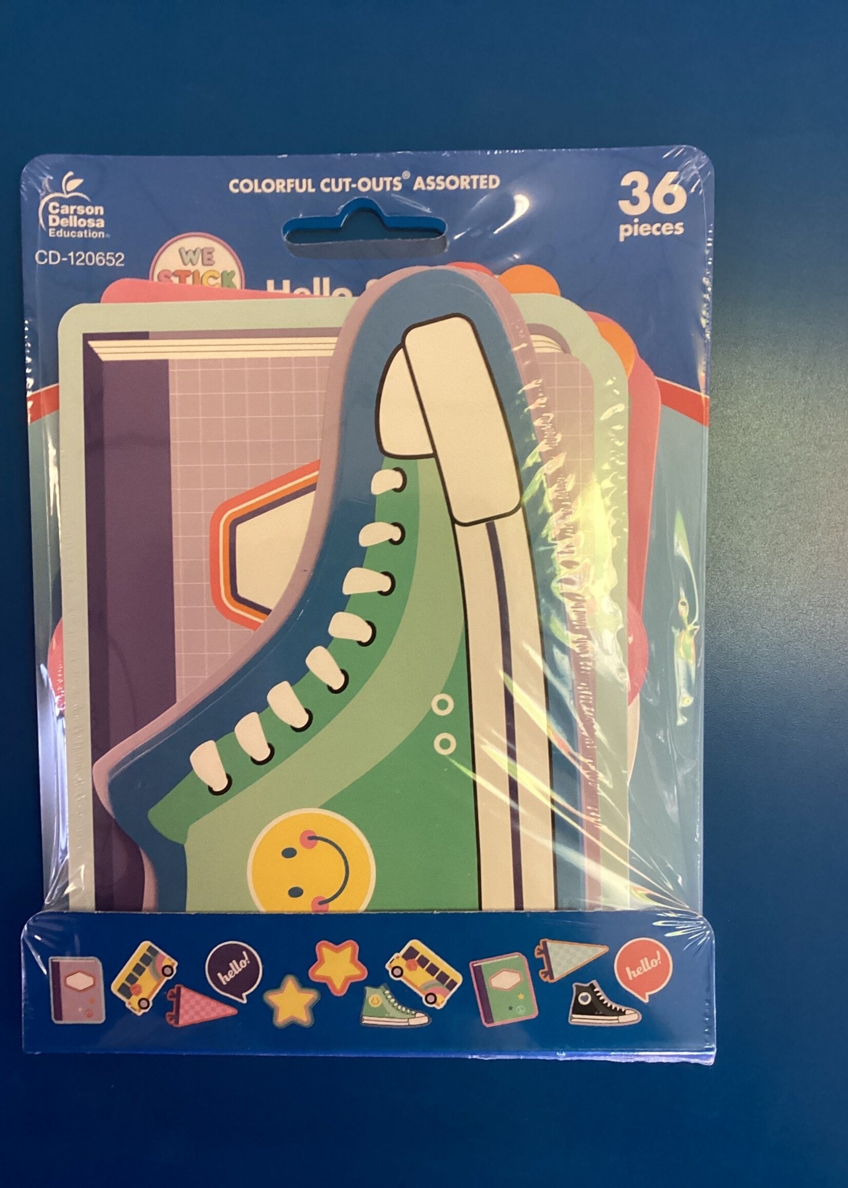 We Stick Together Hello School Cutouts 36pc