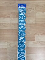 True to You Teal with Leaves Scalloped Border 39'