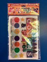 Colors & Shapes Smart Poly Mini Bulletin Board 61pc