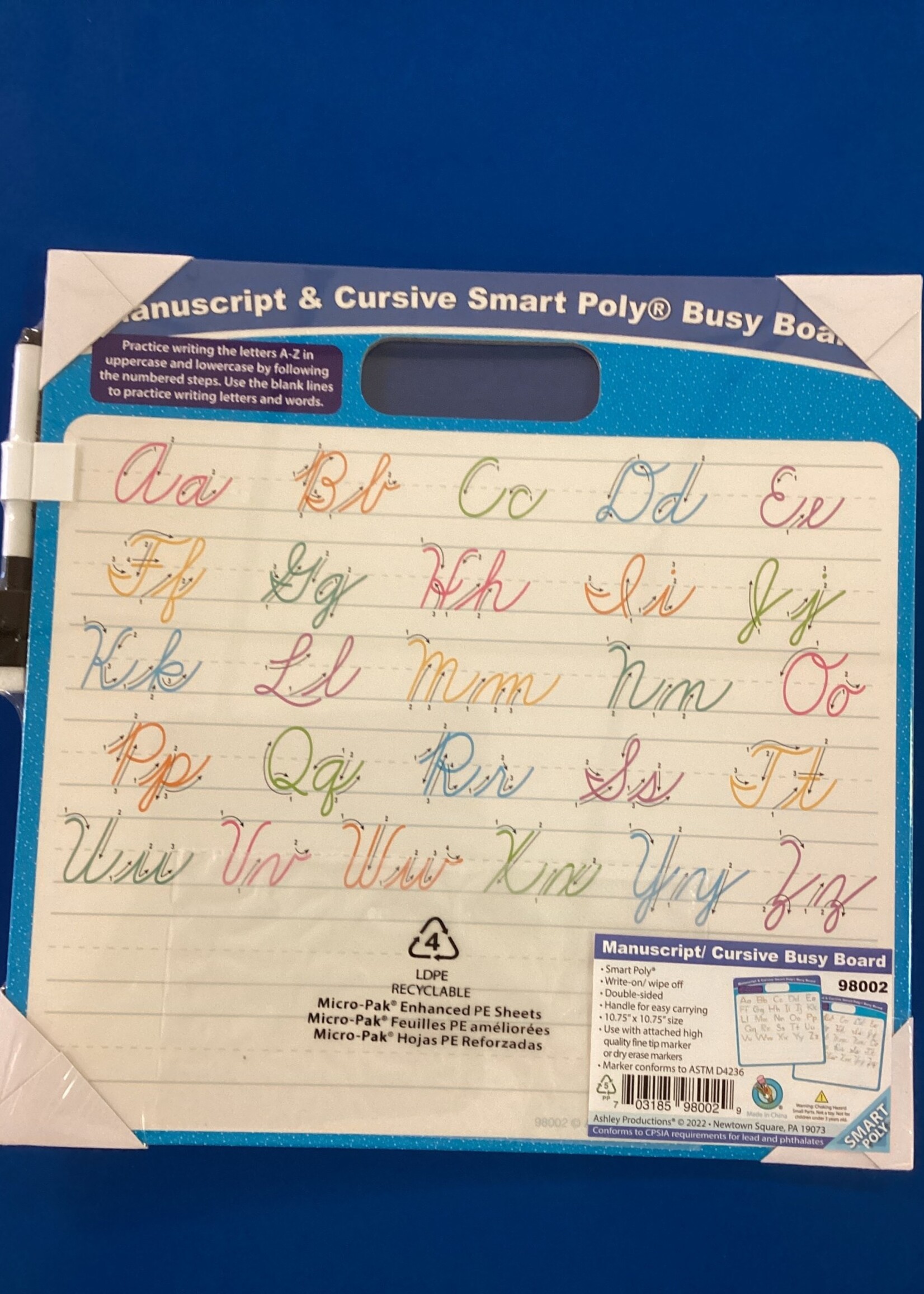 Manuscript & Cursive Smart Poly Busy Board