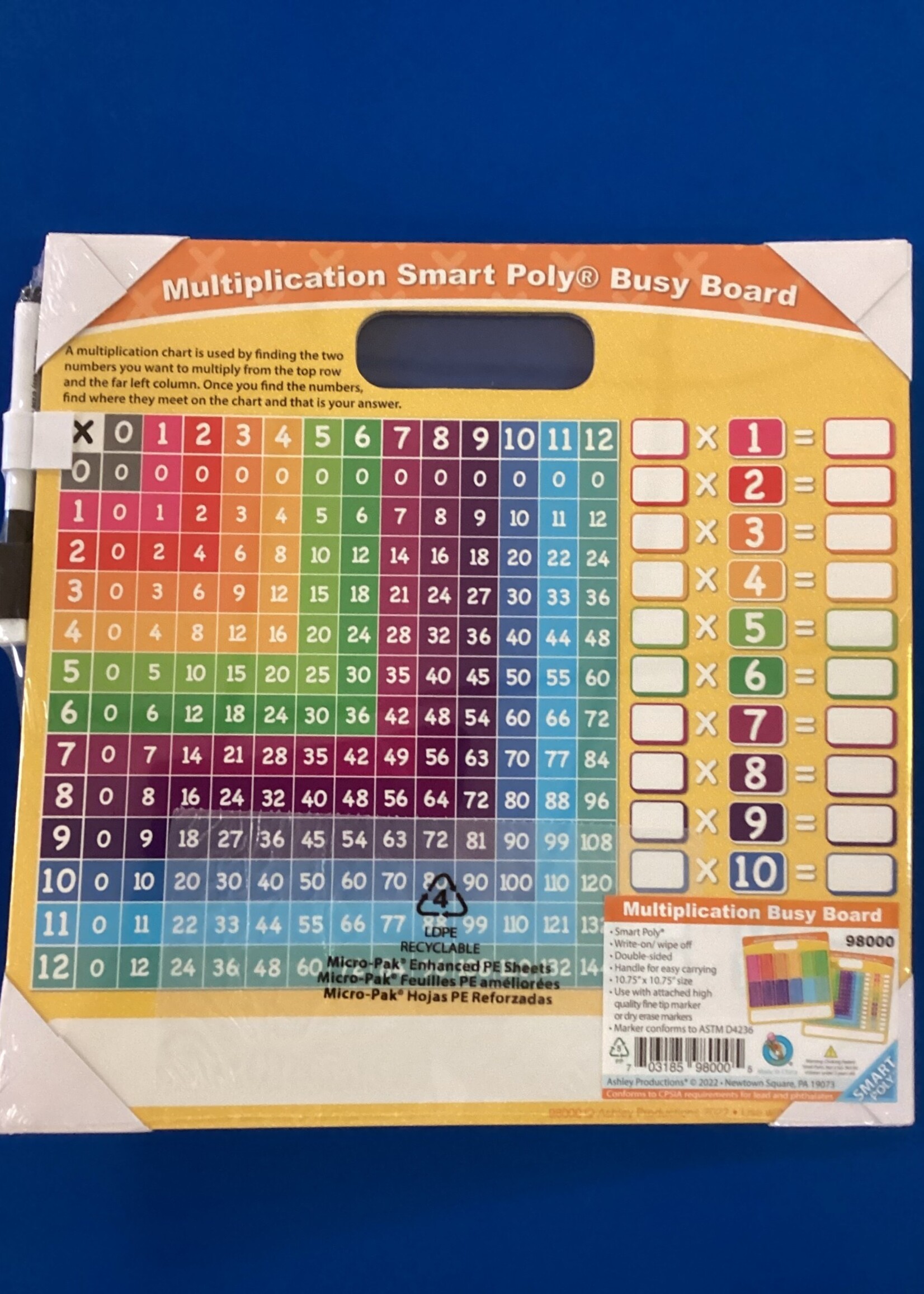 Multiplication Smart Poly Busy Board