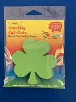 Asst Green Shamrock Mini Cutouts 31pc