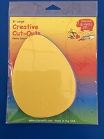 Asst Color Egg Cutouts 31pc