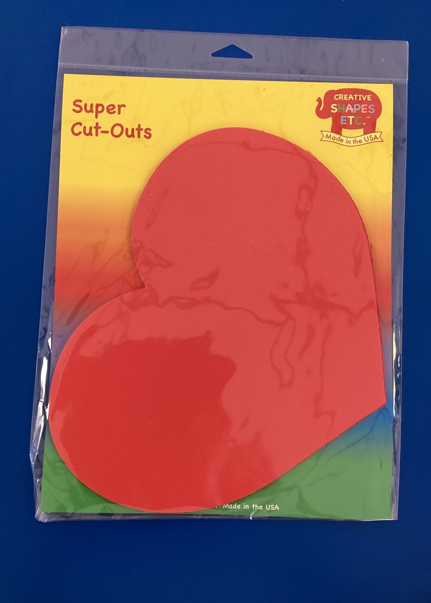 XL Red Heart Cutouts 15 pc