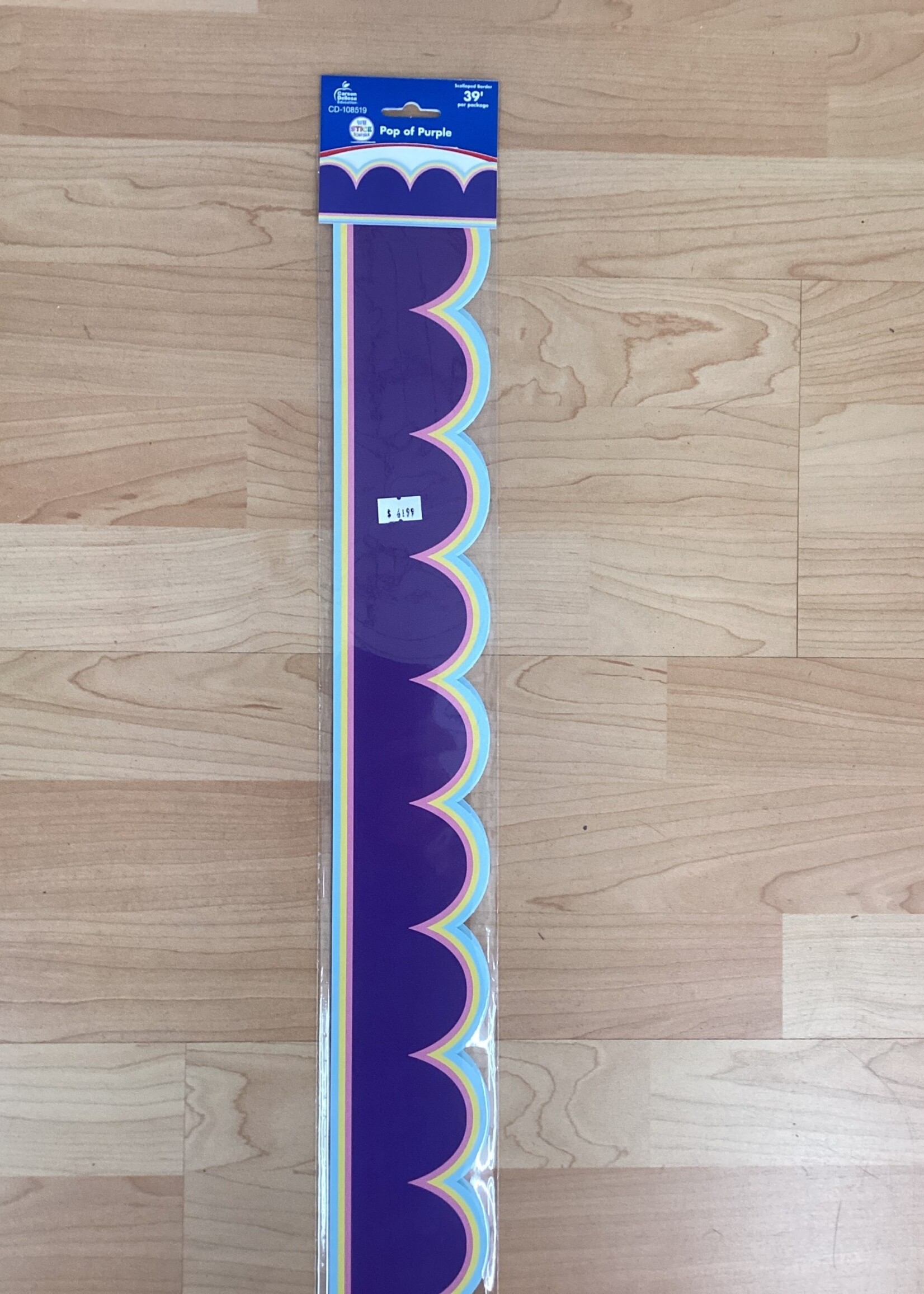 We Stick Together Pop of Purple Border 39'