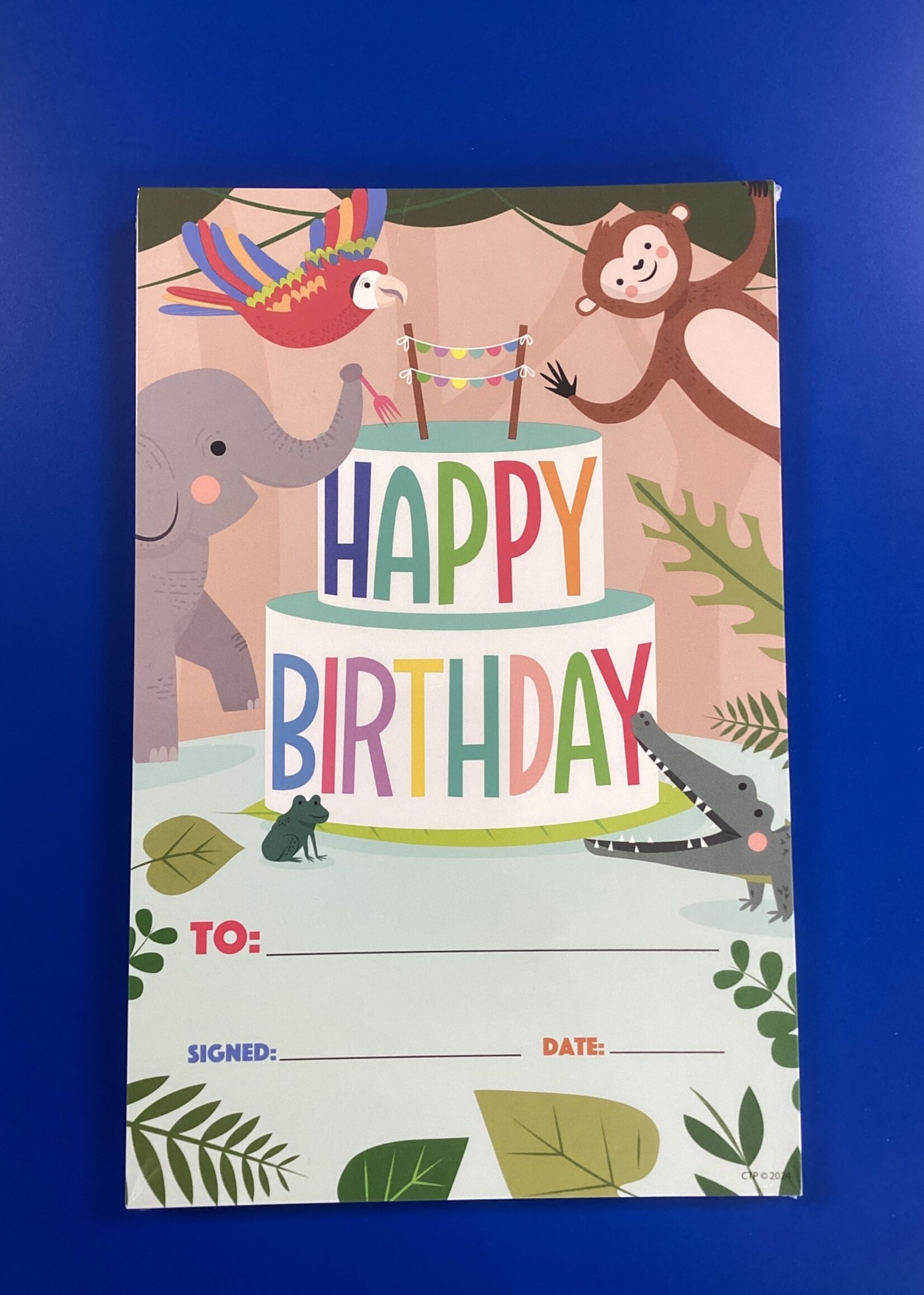 Jungle Friends Happy Birthday Awards 30 pk