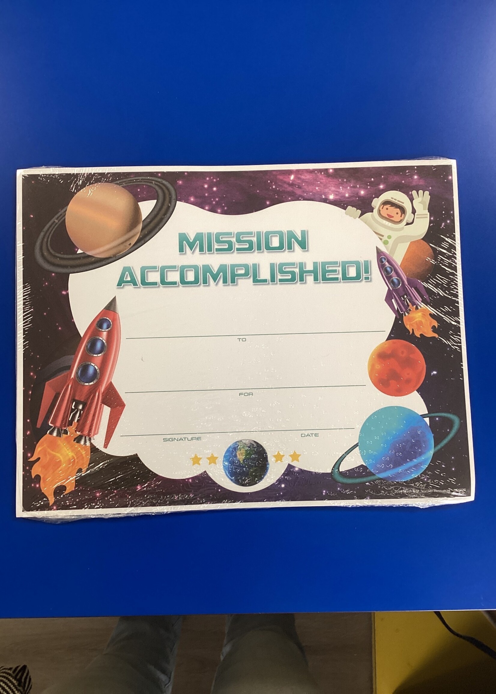 Mission Accomplished Award Certificates 32pk