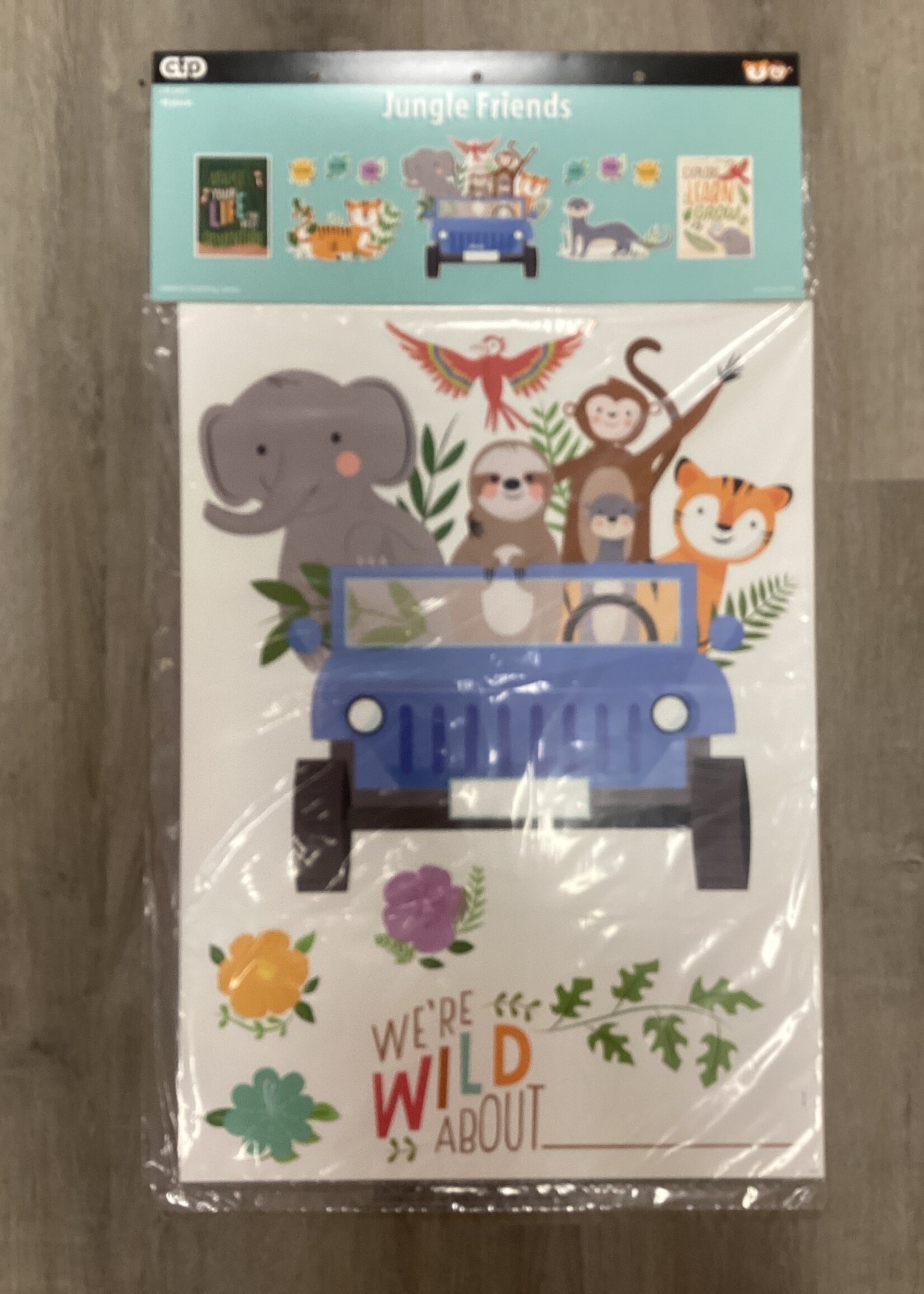 Jungle Friends Bulletin Board 48pc