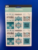 Snowflakes Rewards Stickers 60pc