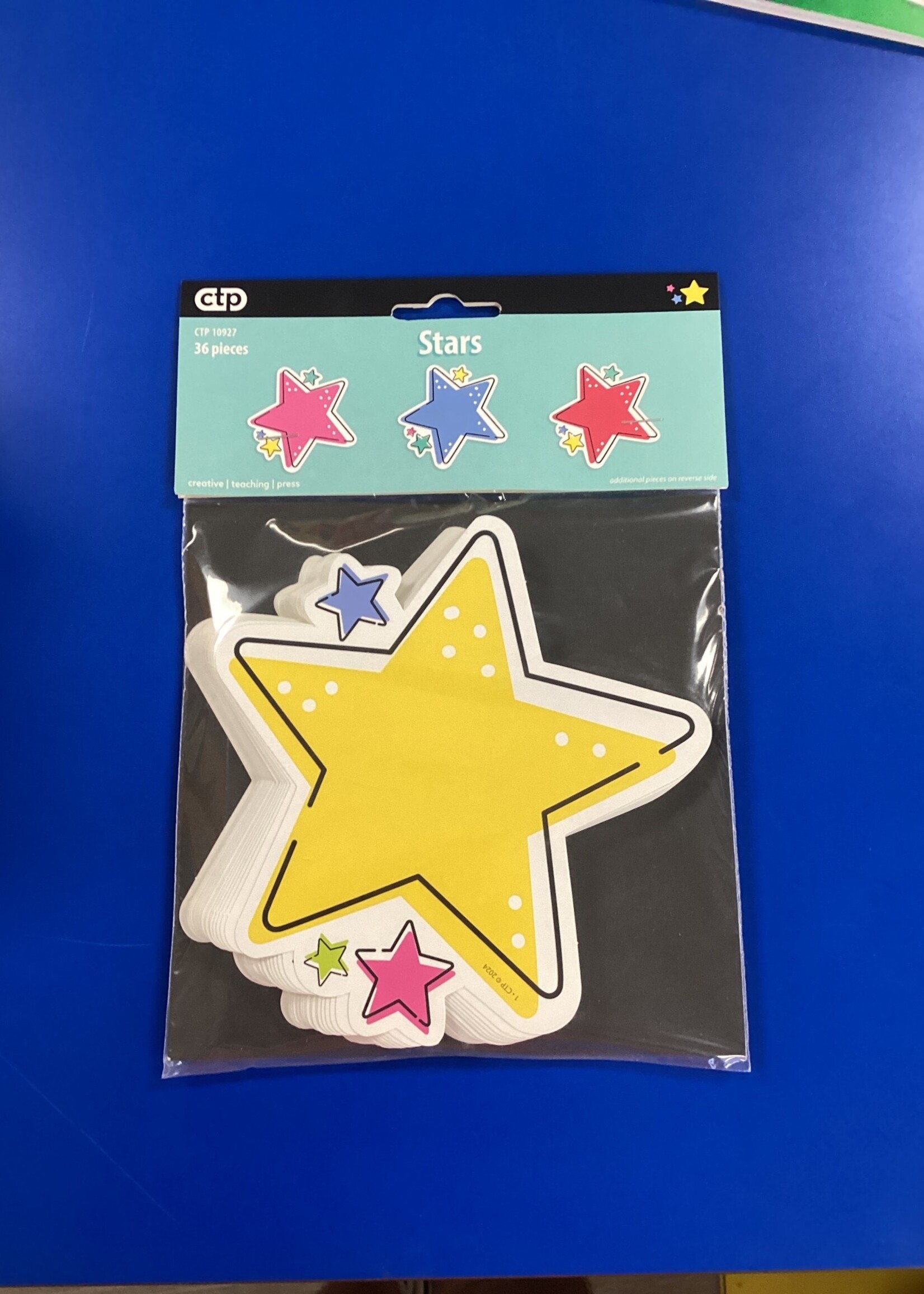 Star Bright Stars 6" Cutouts 36pc