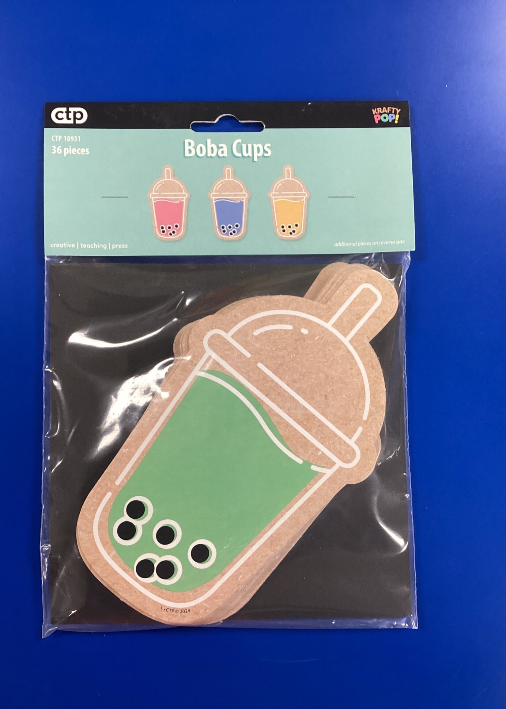 Boba Cups Cutouts 36pc