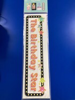 Star Bright Happy Birthday Mini Bulletin Board