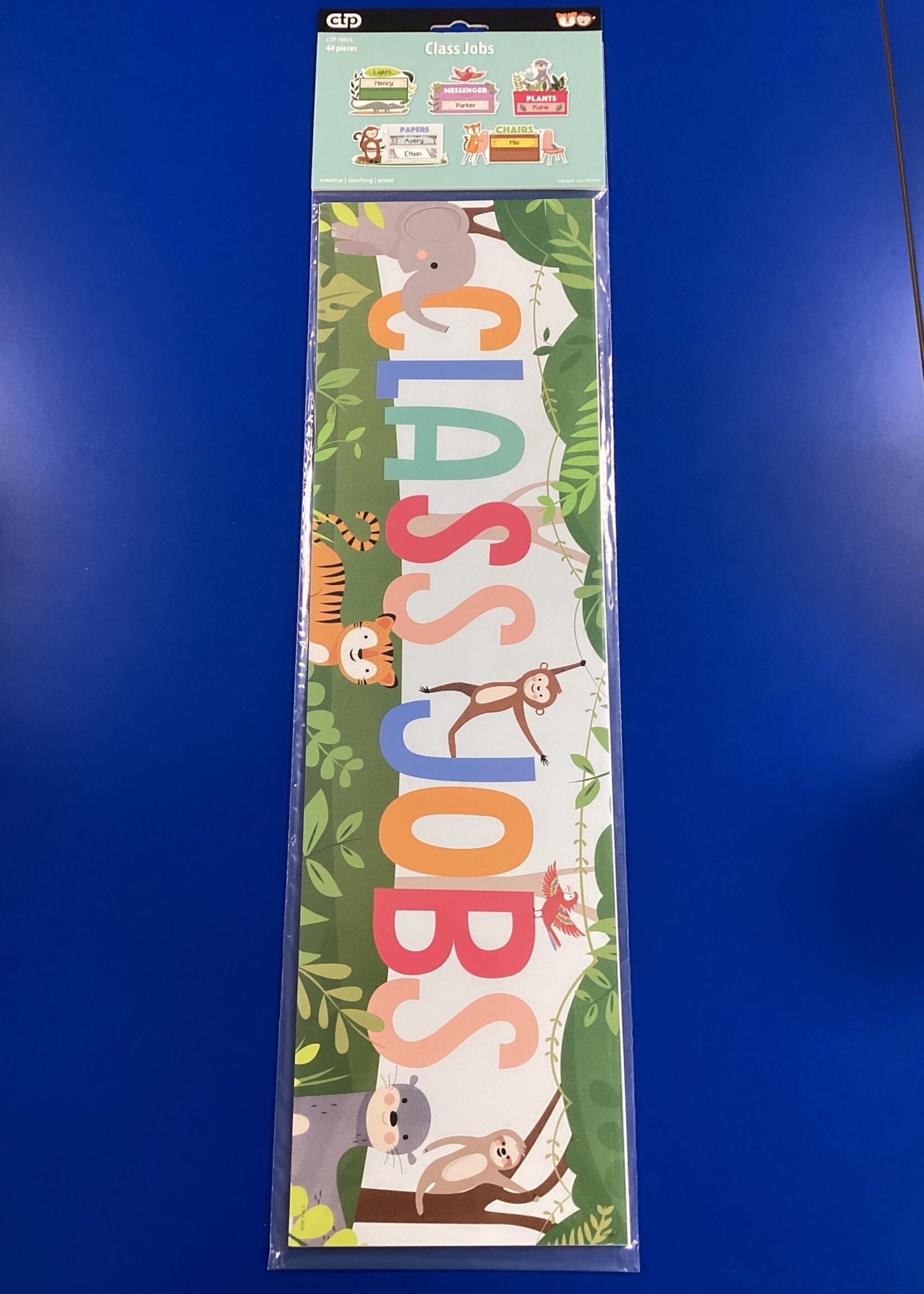 Jungle Friends Class Jobs Mini Bulletin Board