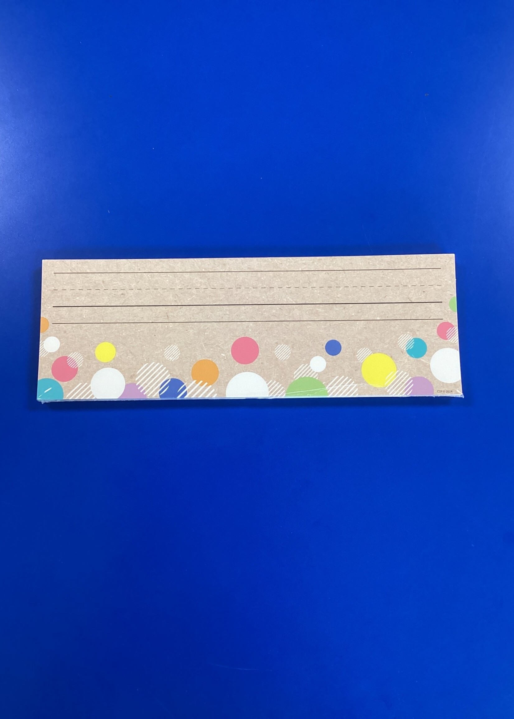 Colorful Kraft Bubbles Nameplates