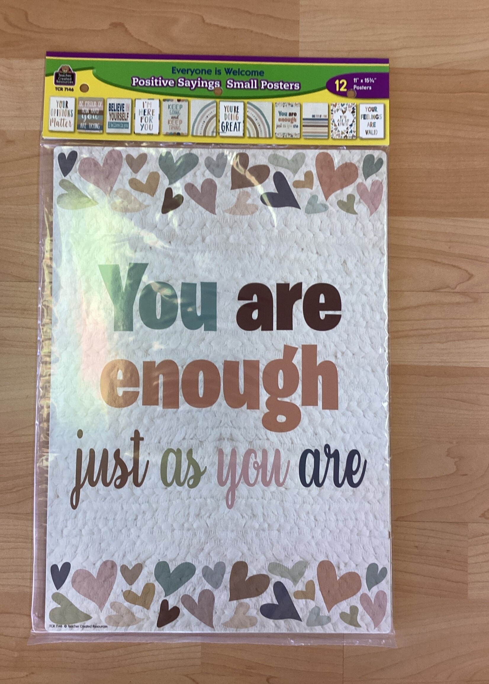 Everyone is Welcome Positive Sayings Small Posters 11" X 15 3/4"