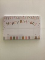 Terrazzo Tones Happy Birthday Awards 30pk