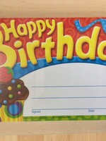 Happy Birthday Cupcake Awards 30pk