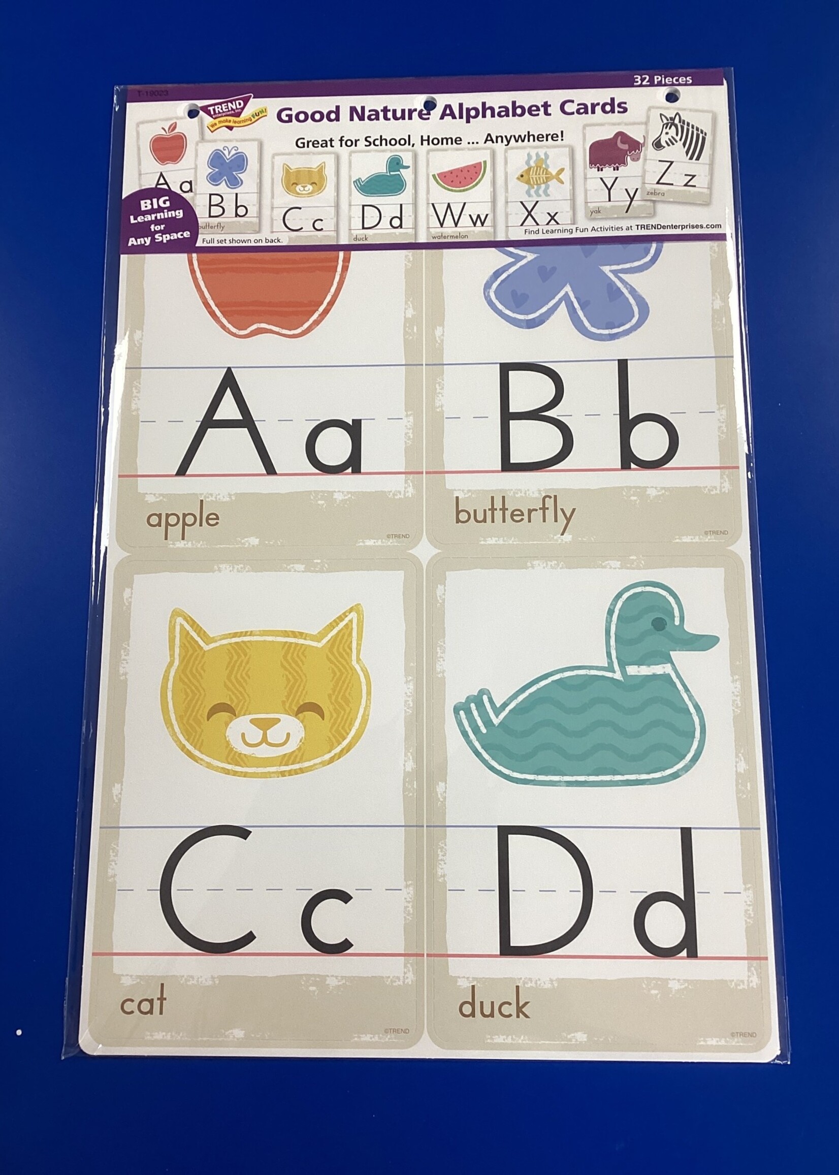 Good Nature Alphabet Cards Learning Set Bulletin Board