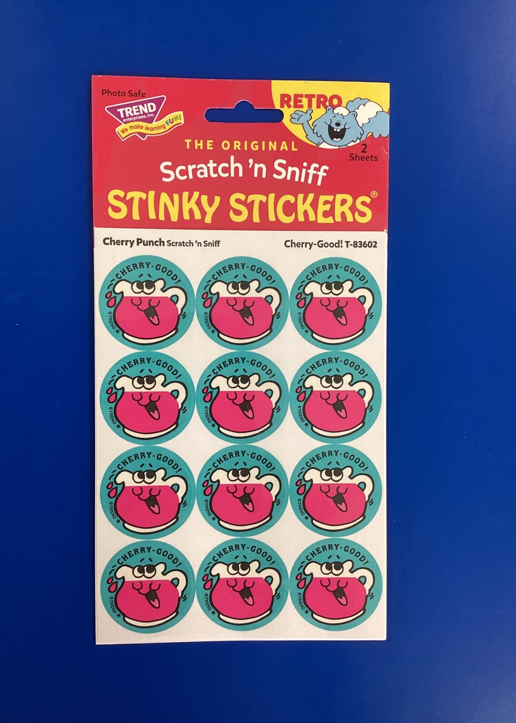 Cherry Punch Retro Stinky Stickers