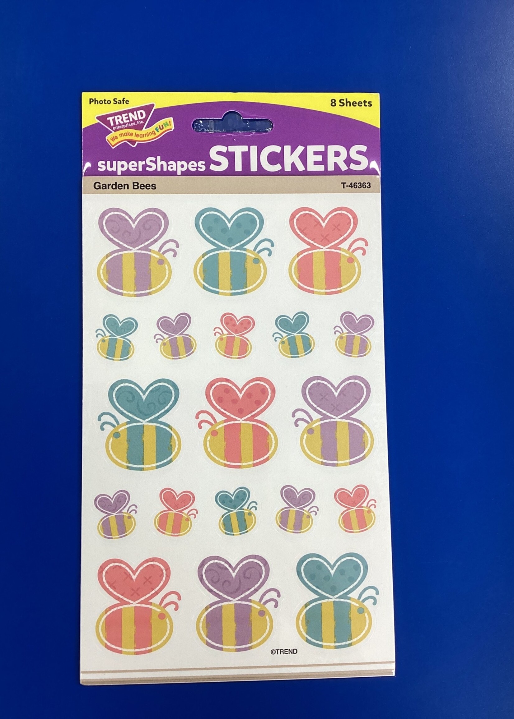 Garden Bees Stickers 152pc