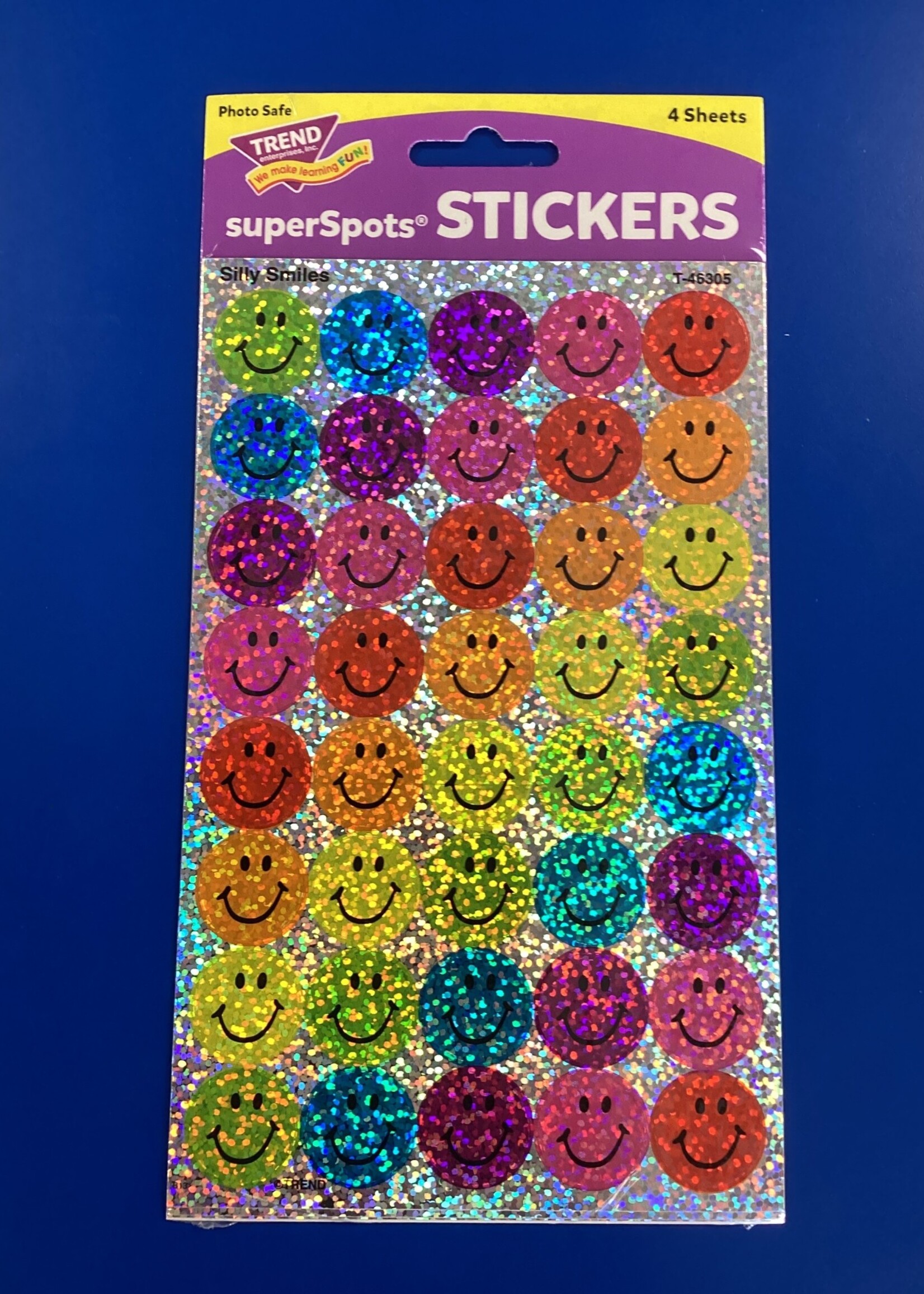 Silly Smiles Sparkle Stickers (160)