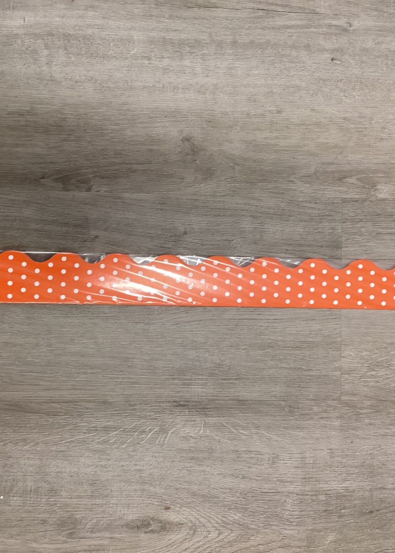 Orange Polka Dots Border 39’