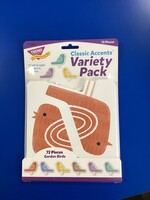 Garden Birds Variety Cutouts 72pc