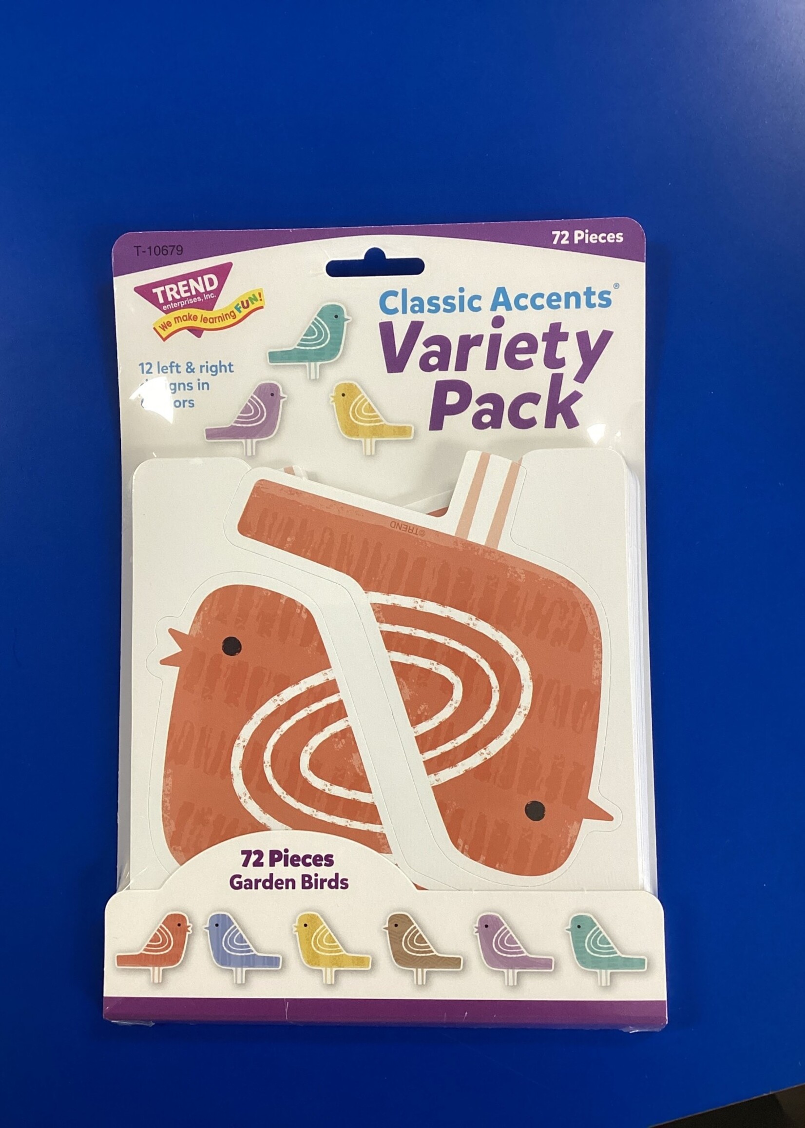 Garden Birds Variety Cutouts 72pc