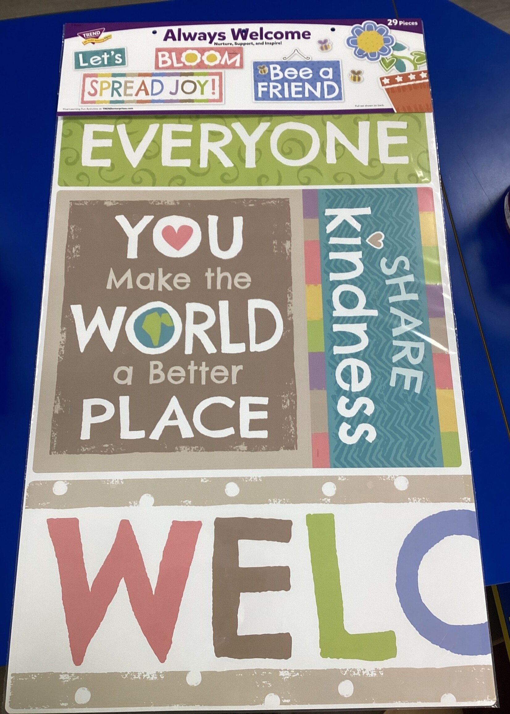 Good to Grow Always Welcome Bulletin Board