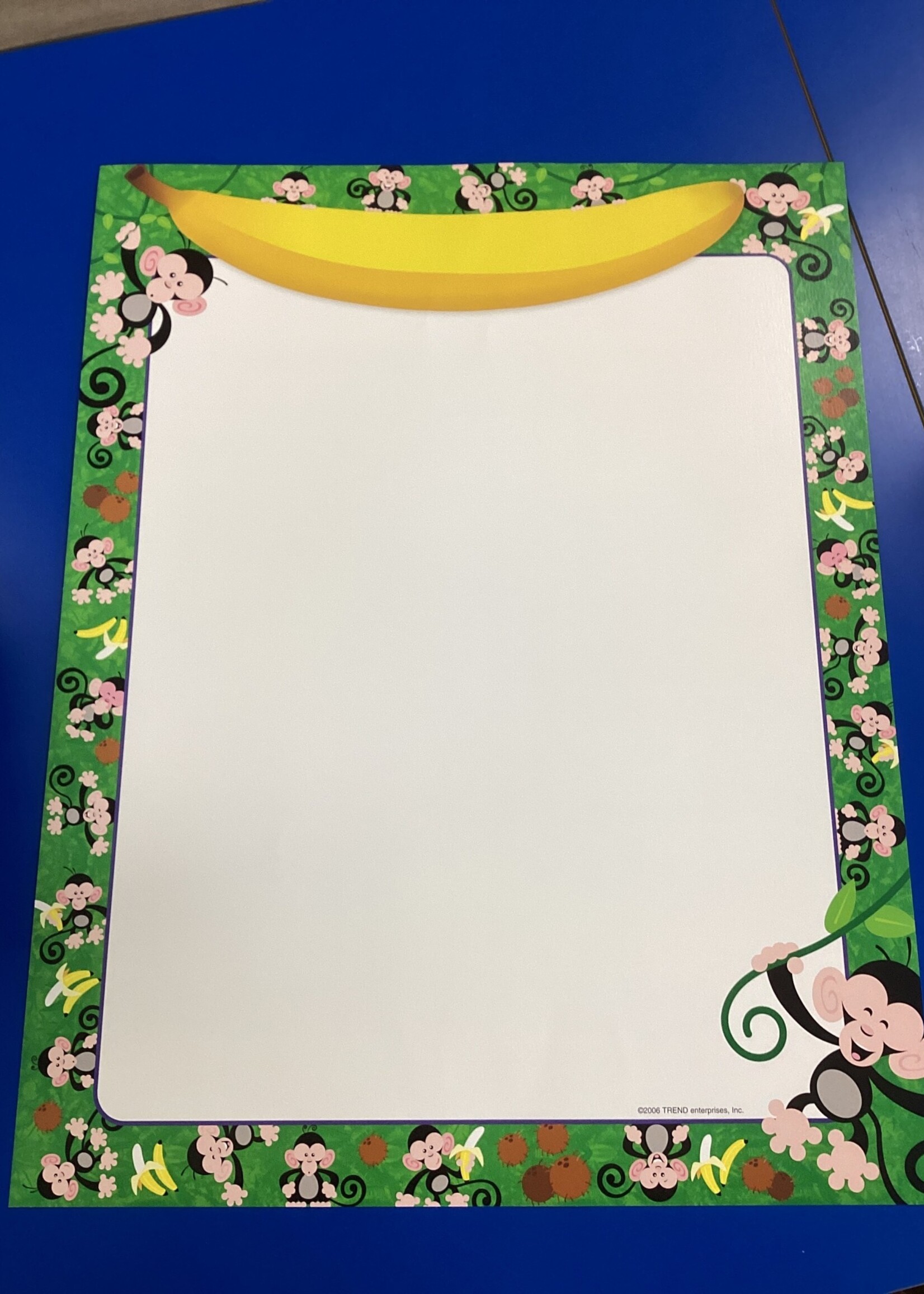 Monkey Mischief Blank Chart
