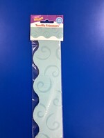 Teal Swirls Terrific Trimmers Border 39'