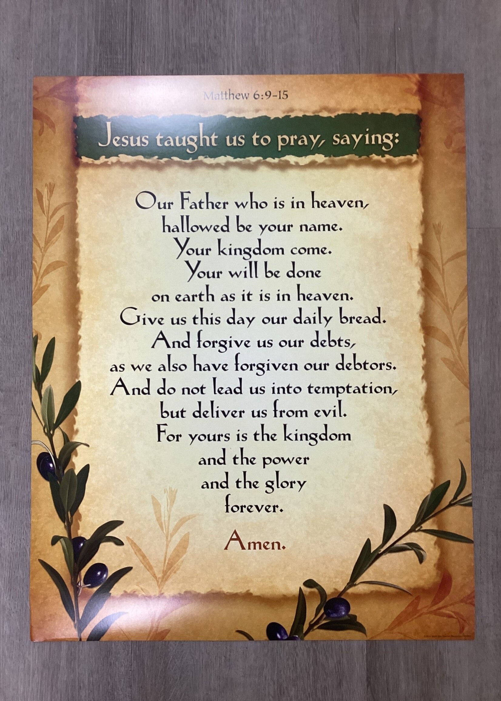 The Lord's Prayer Poster