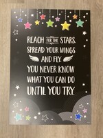 Star Bright Reach for the Stars Poster