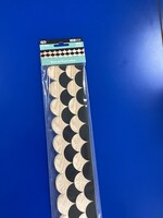 Black and Wood Scallops EZ Border 48'