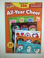 All Year Cheer Stinky Stickers 336pc