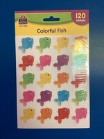 Colorful Fish Stickers 120pc