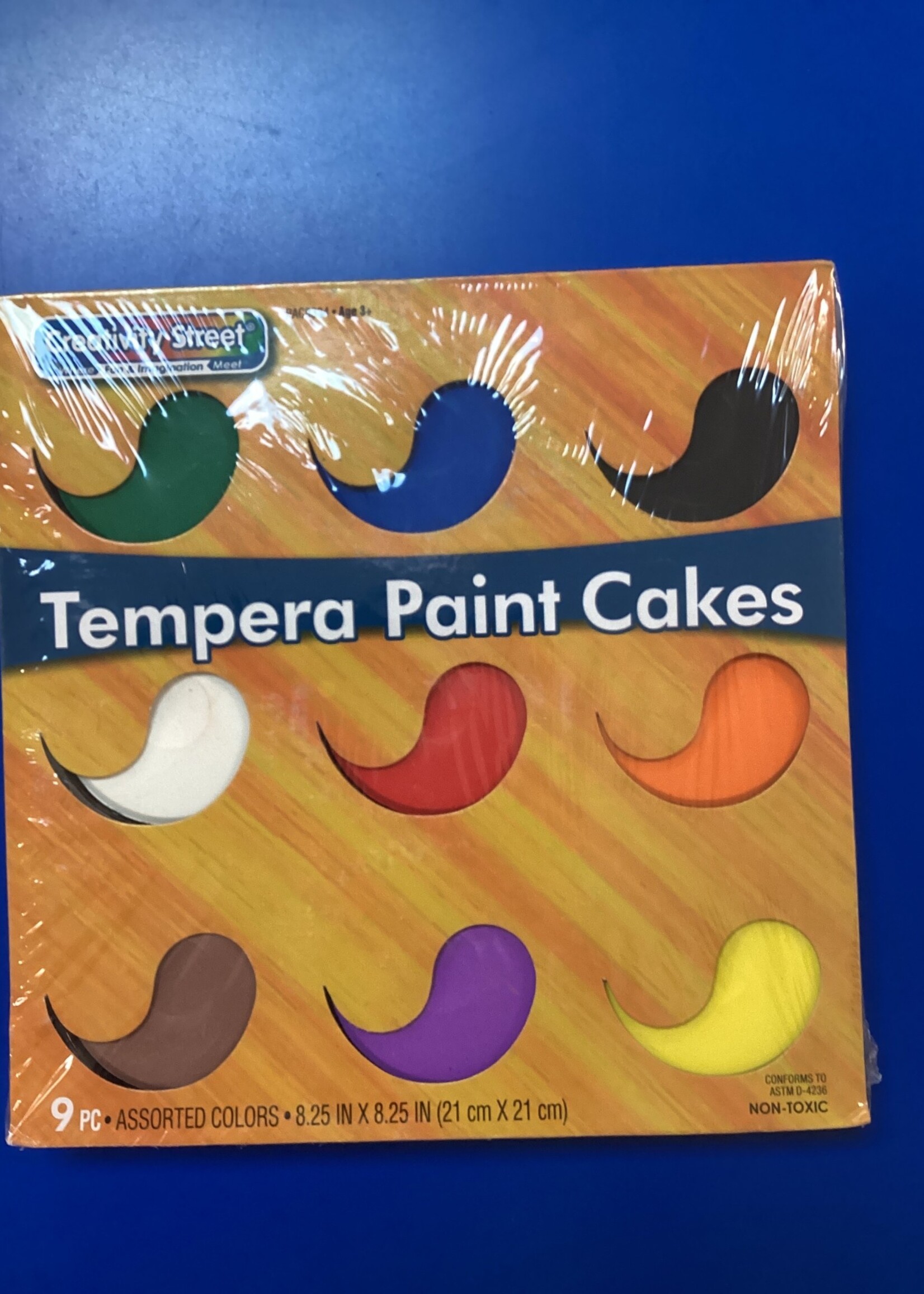 Tempera Paint Cakes 9 Pack