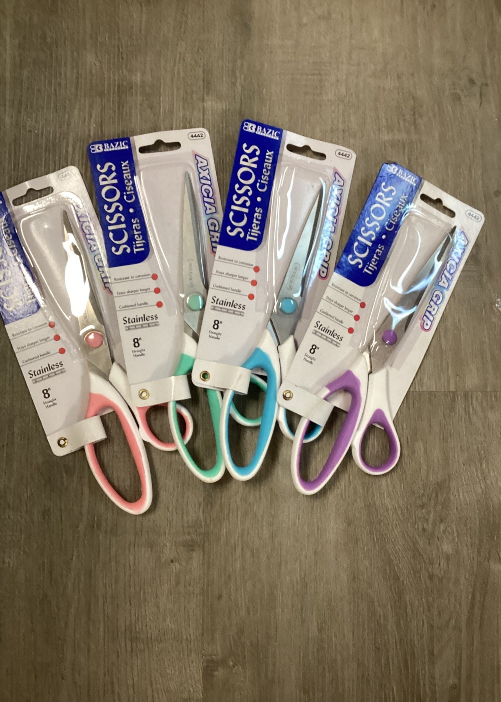 8" Office Scissors Pastel Soft Grip