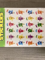 Pencil Smiley Faces Stickers