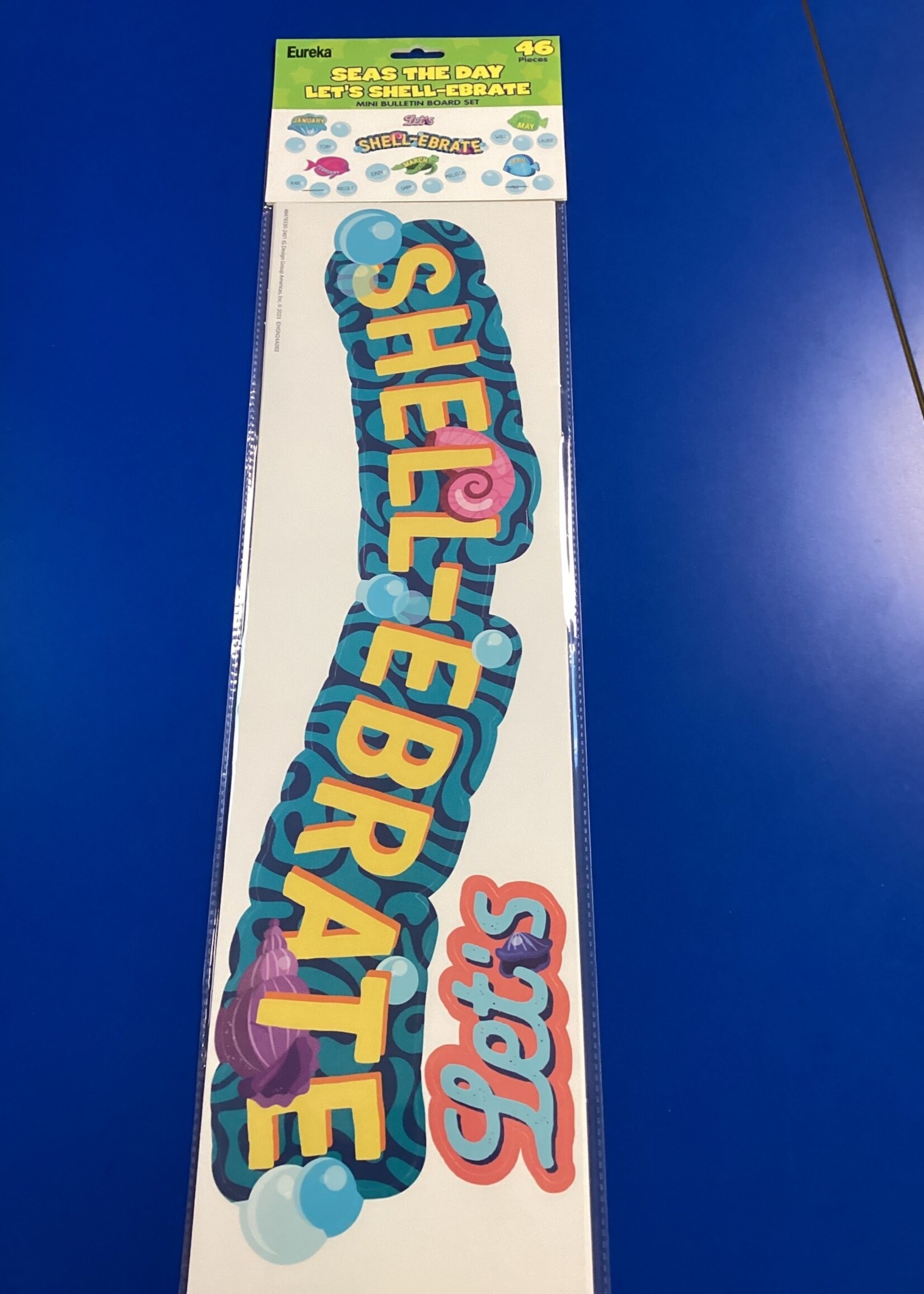 Seas the Day Let's Shell-ebrate Mini Bulletin Board