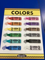 Crayola Colors Chart