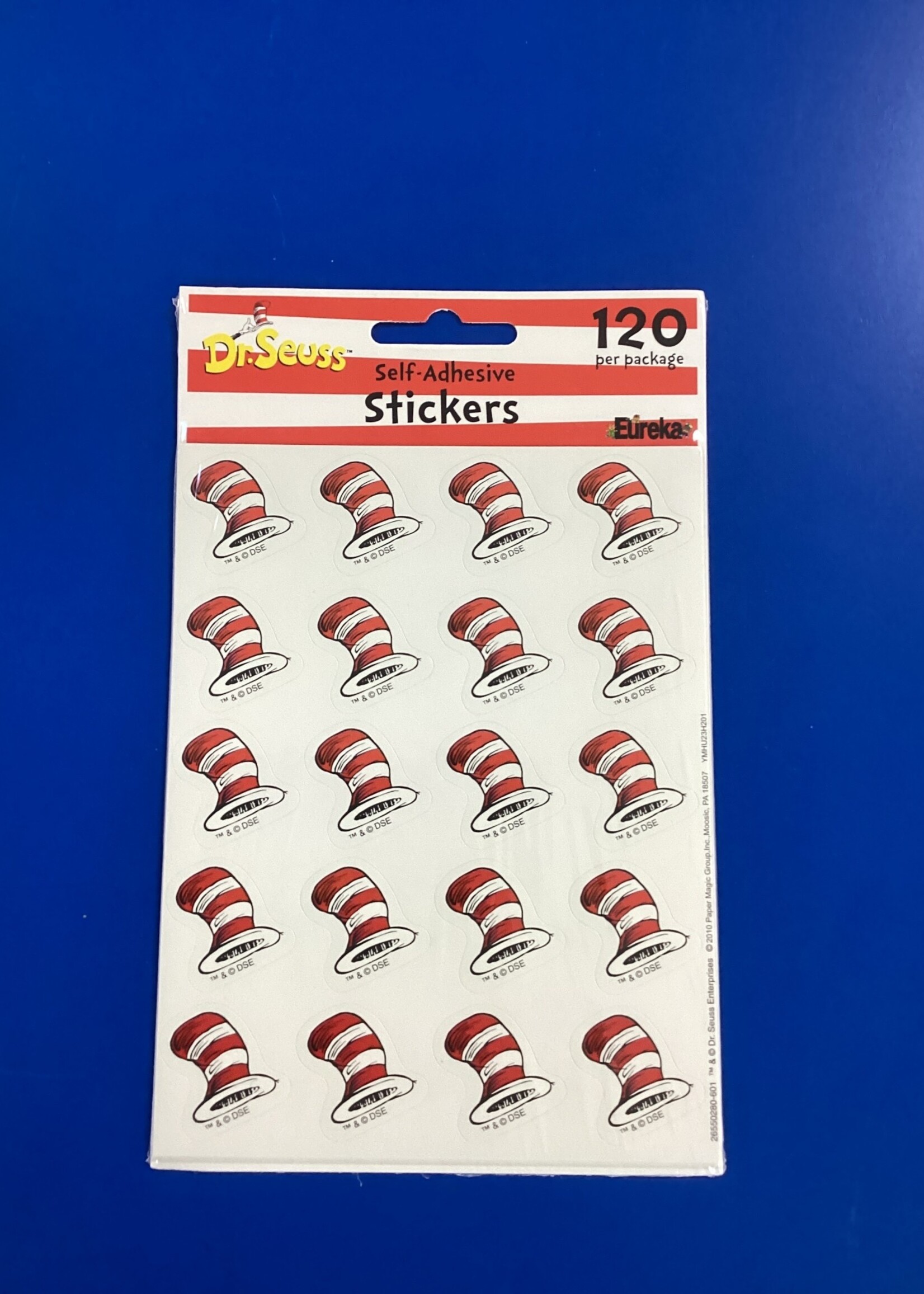 Dr. Suess The Cat's Hat Stickers 120pc