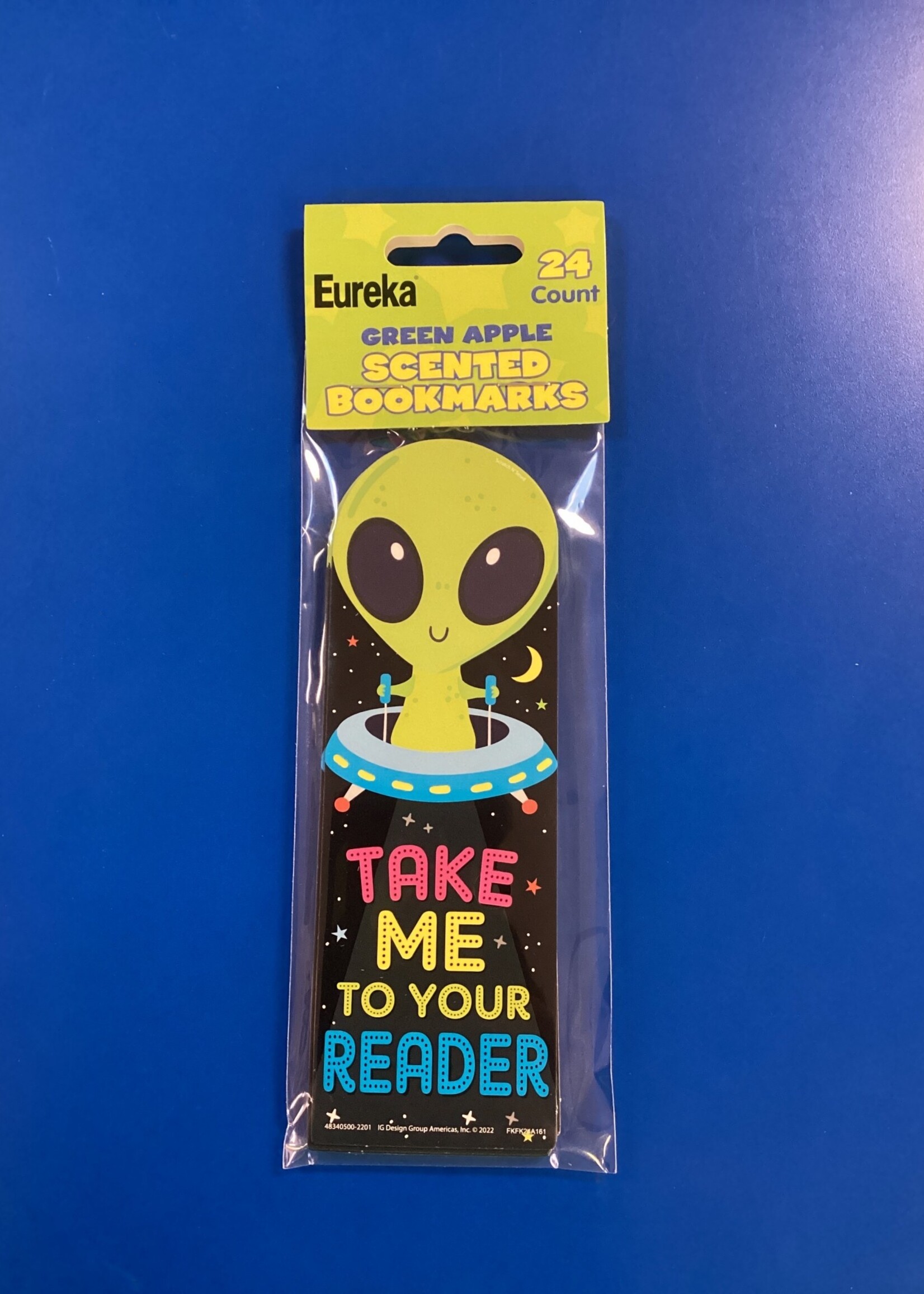 Take Me To Your Reader Green Apple Scented Bookmarks 24pk