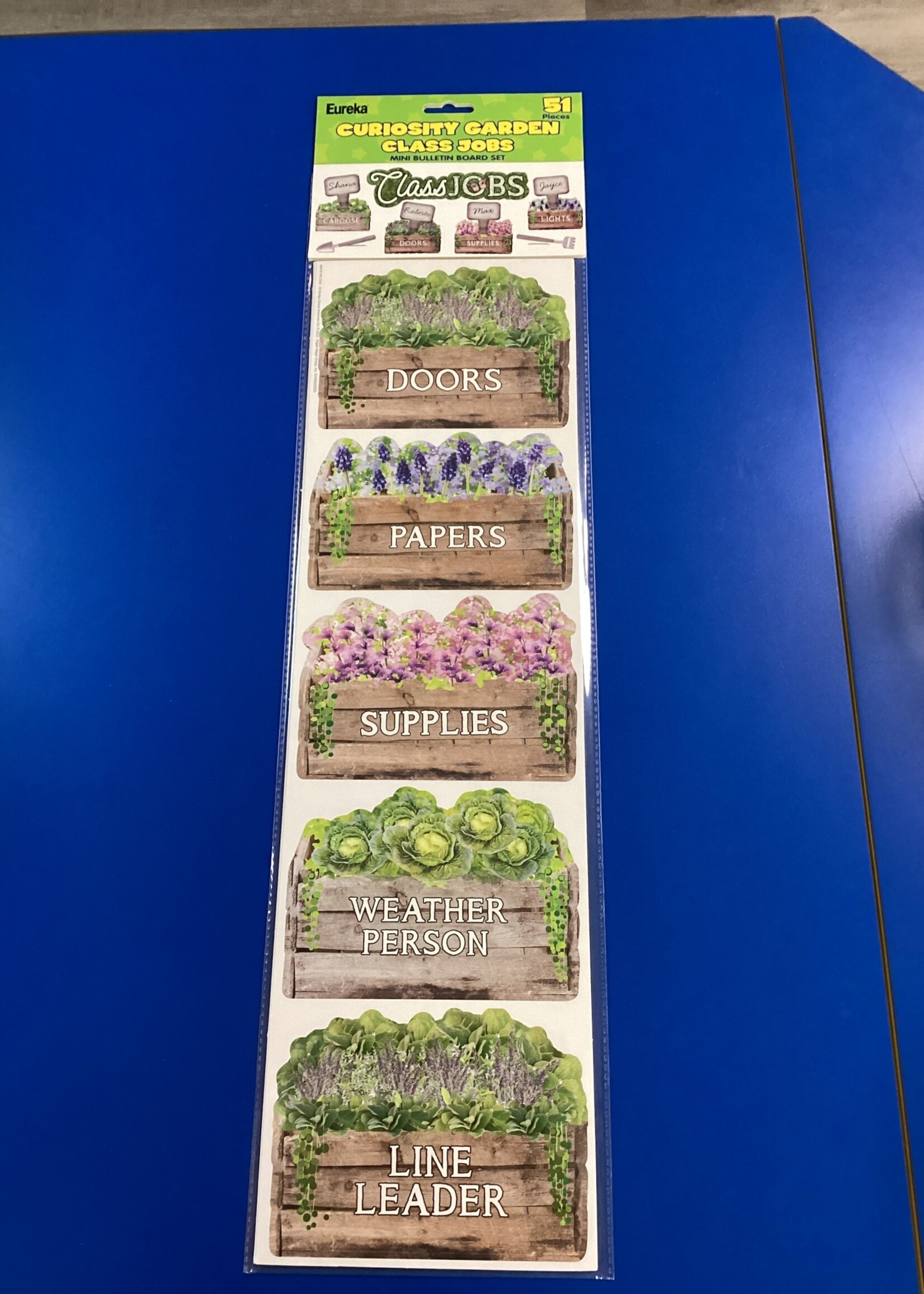 Curiosity Garden Class Jobs Mini Bulletin Board