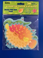 Seas the Day Fish Cutouts 36pc