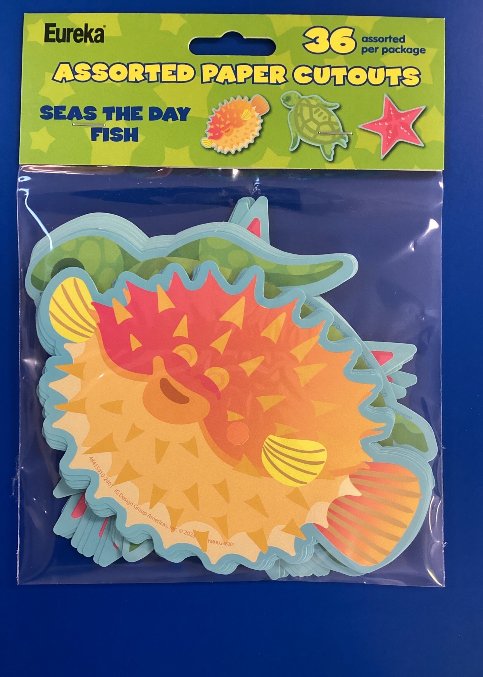 Seas the Day Fish Cutouts 36pc