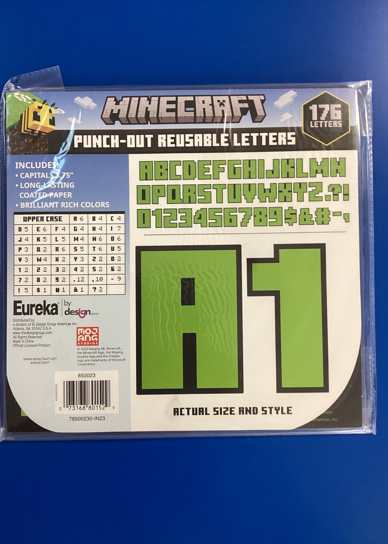 Minecraft Letters 176pc