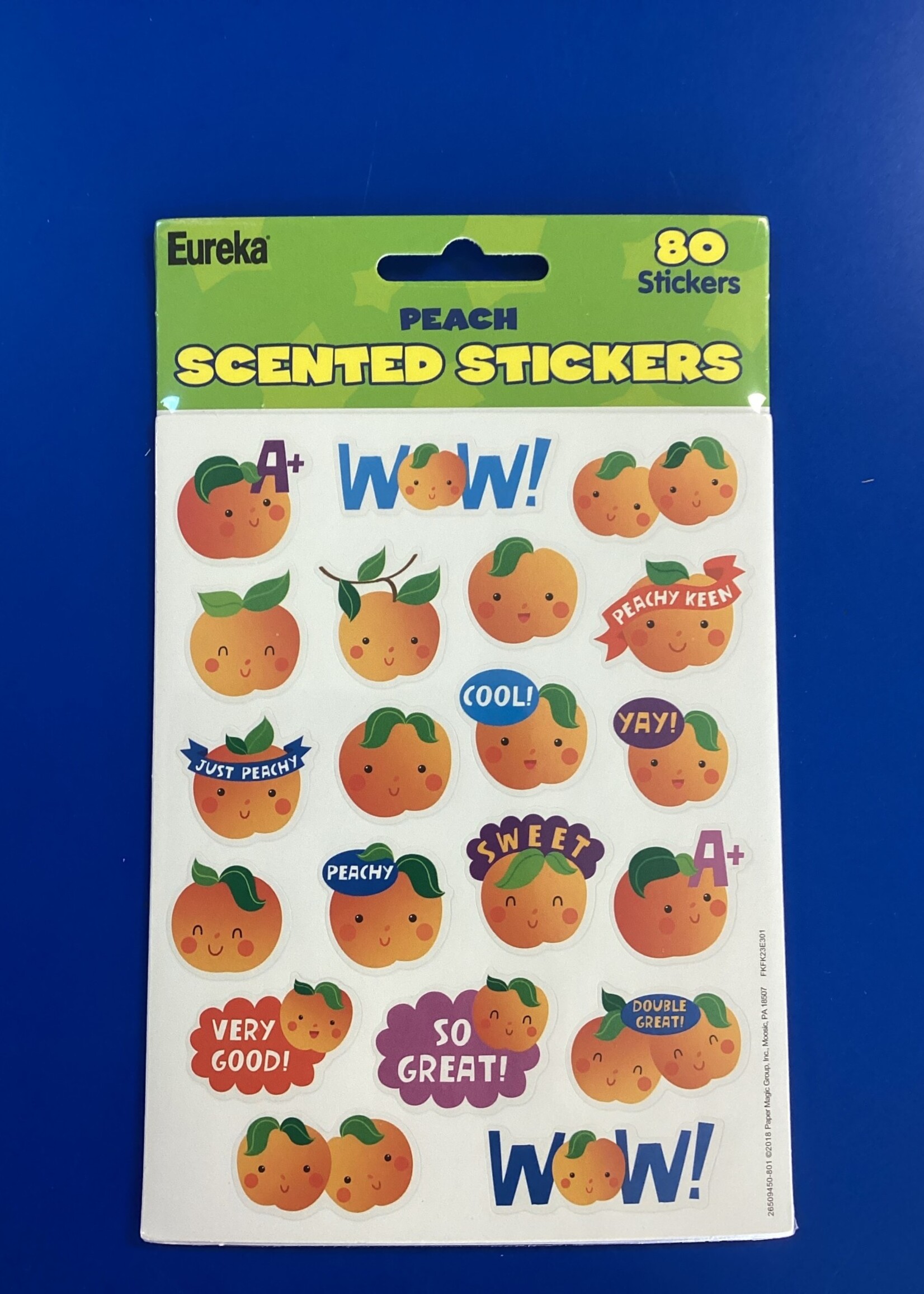 Peach Scented Stickers 80pc