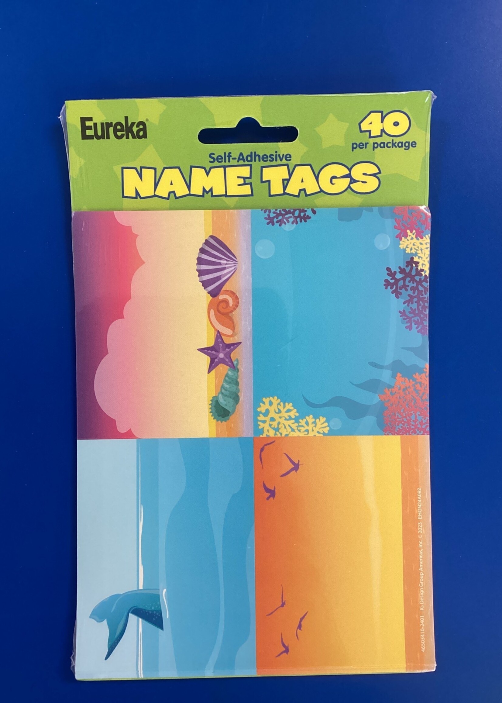 Seas the Day Name Tags 40pk
