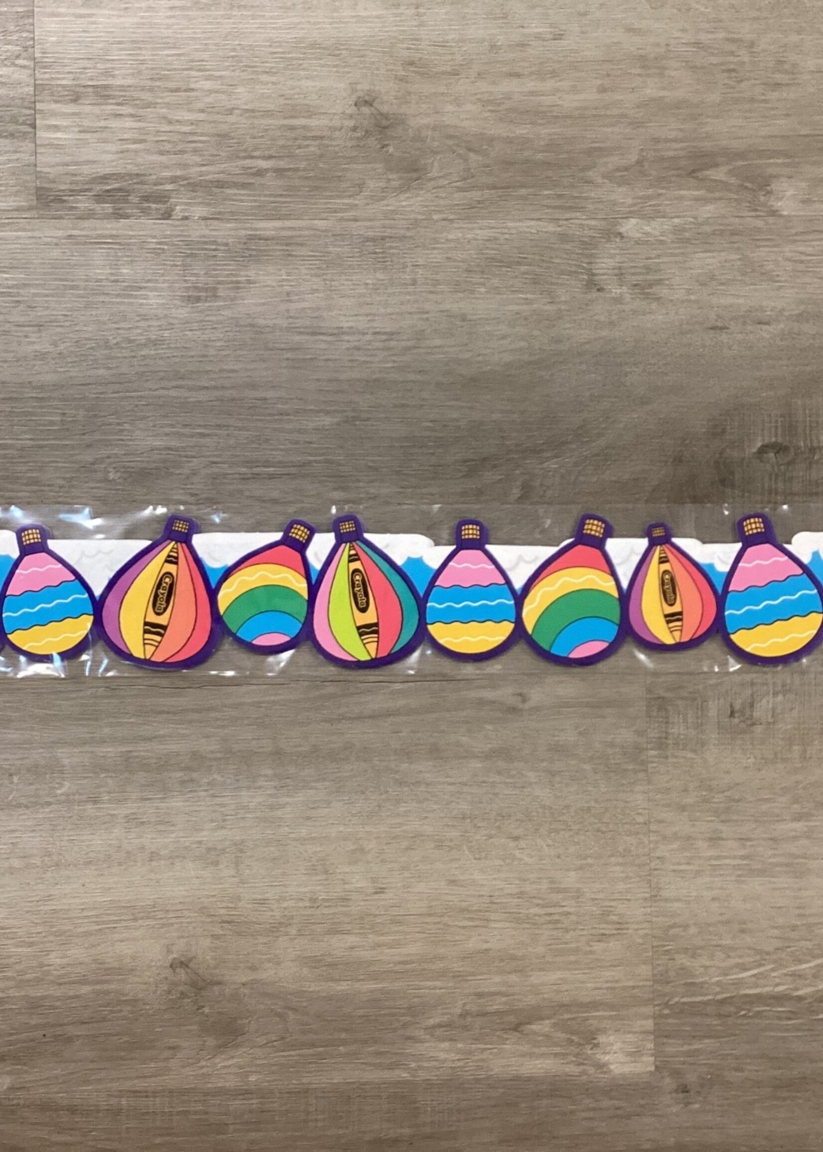 Crayola Colors of Kindness Hot Air Balloons Border 37’